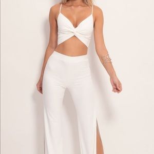 Perfect condition never worn white velvet disco outfit from Lucy in the sky